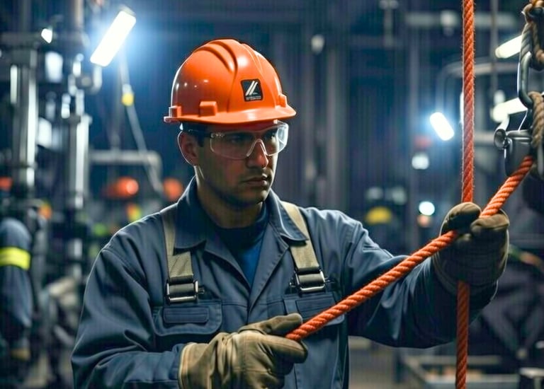 PSC Taglines provide hands-free load guidance, preventing swing, rotation, and pinch injuries in lifting operations.