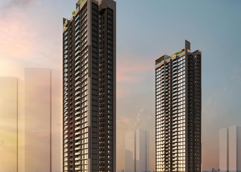 Towering 40-storey modern residential blocks and luxury pools at Penrith near Queenstown MRT, Margar