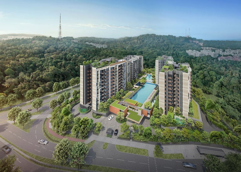 The Sen new launch residential development with contemporary facade