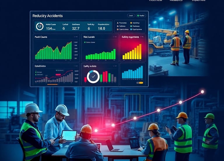 Снижение аварийности. группа людей выявляют причины происшествий
