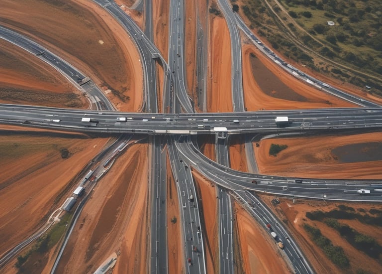 A busy loading dock with trucks being loaded efficiently.