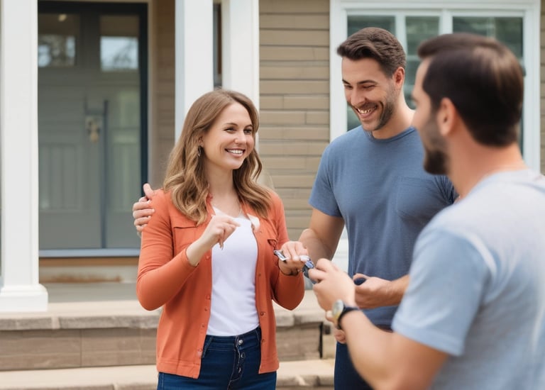 Maintenance worker fixing a leaky faucet in a modern kitchen