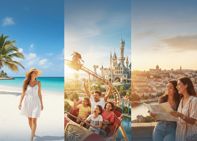 Destinos de especialidad playa parques temáticos y ciudades top