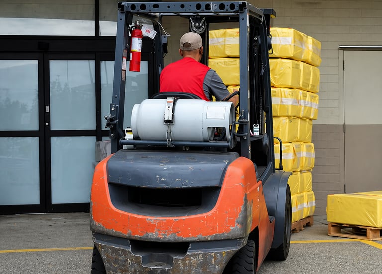 Preparación de mercancía para distribución mediante operación de carga en centro logístico