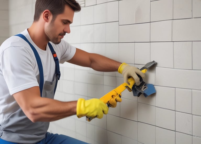 A storefront with large, clear glass panels showcasing merchandise inside.