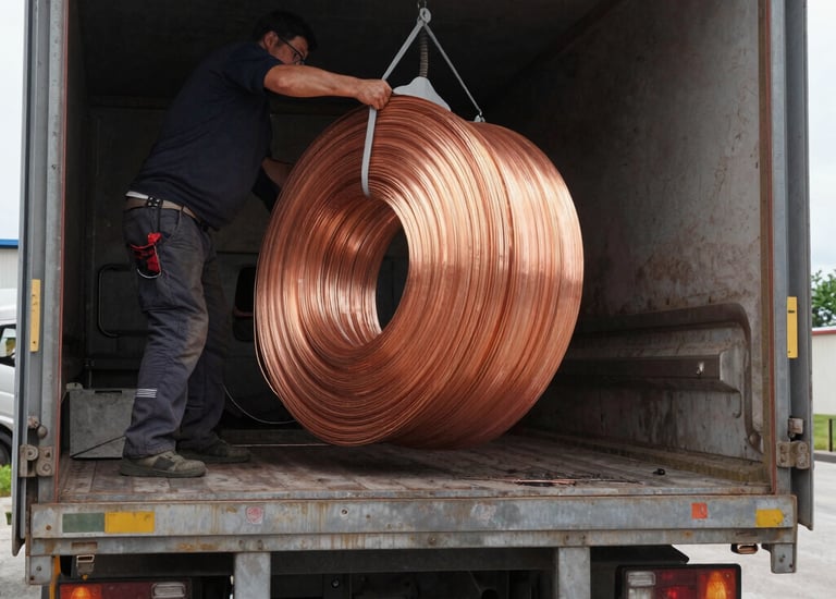 Operational hub office in Lubumbashi bustling with local and international staff.