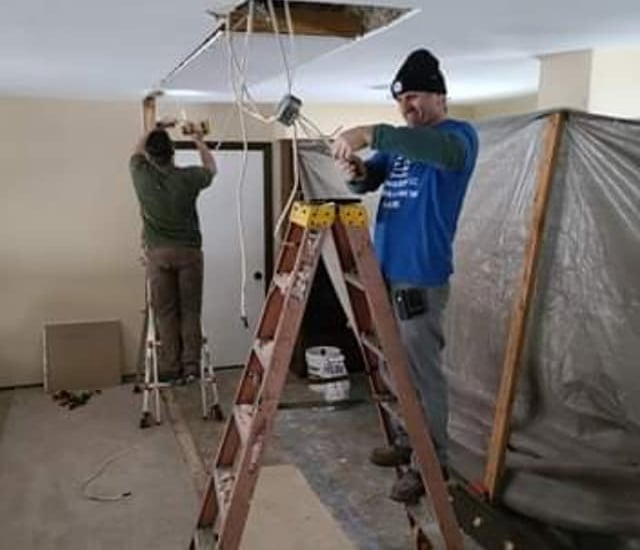 AG's General Contractor finishing electrical and plumbing lines