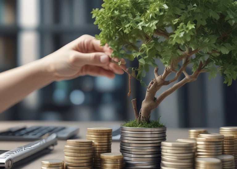Volunteers planting trees in a community park to promote environmental health.