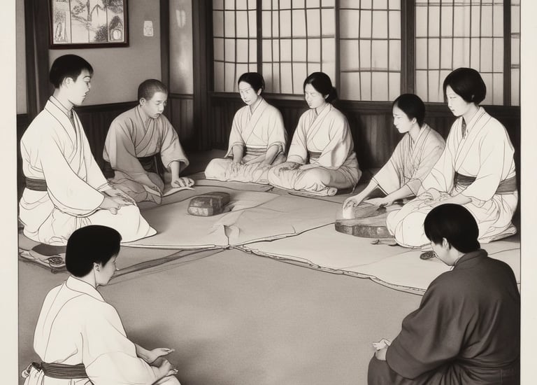 A vibrant aura glowing around a person’s heart area illustrating the third level of Komyo Reikido.