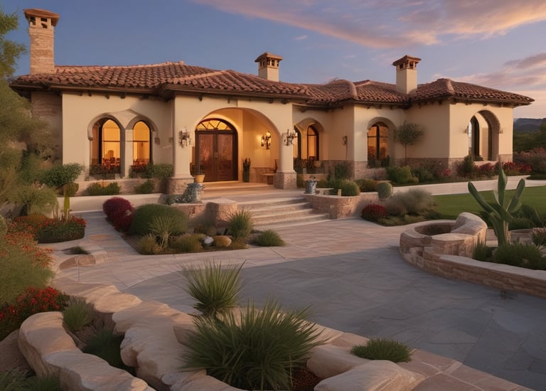 A cozy accessory dwelling unit nestled in a lush backyard.