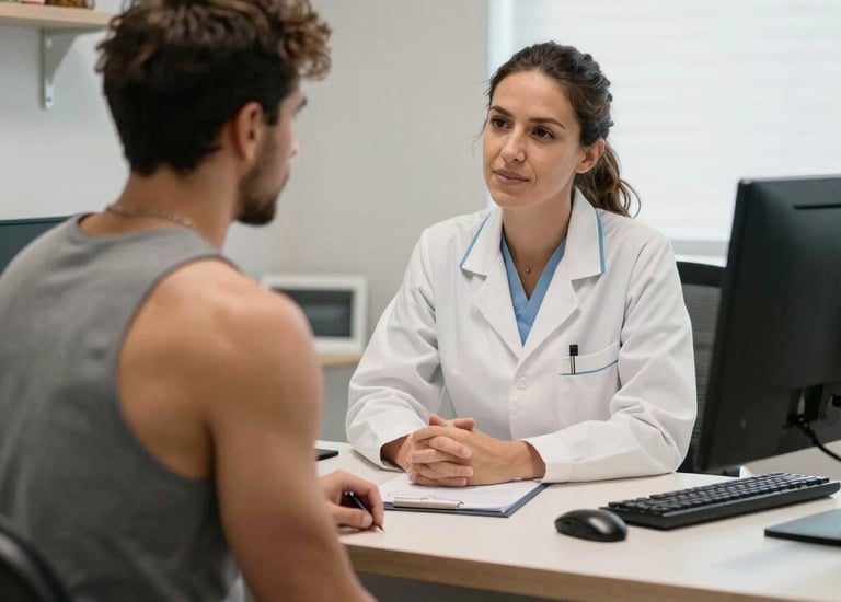 Volunteers handing out water to marathon runners.