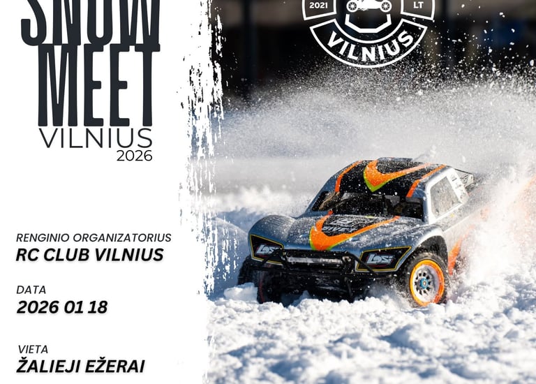 RC Club Vilnius - RC Snow Meet 2026