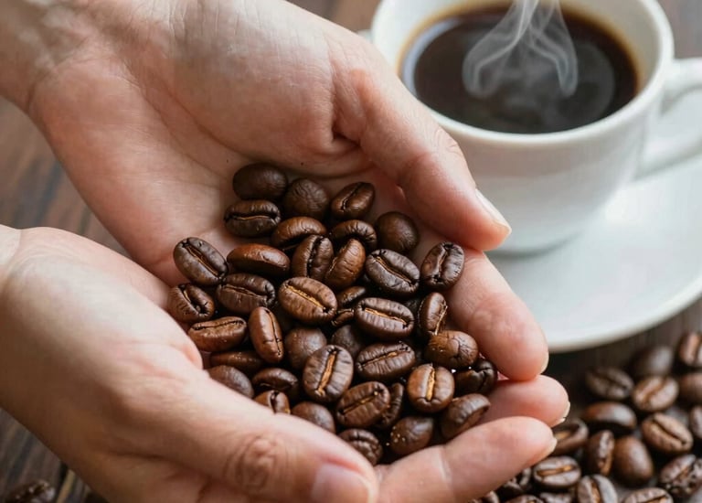 a man riding a skateboard down a street next to tall buildings