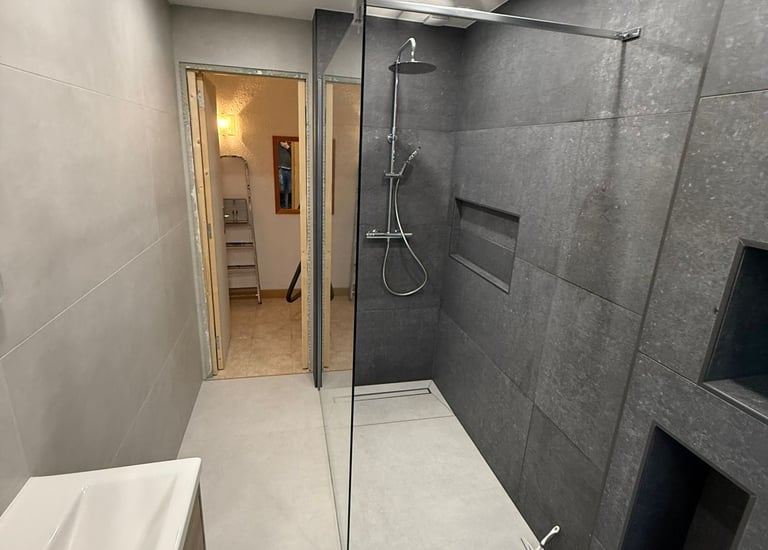 Salle de bain carrelage