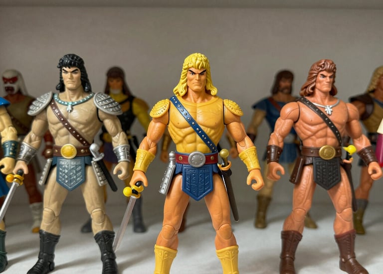 Magic: The Gathering cards in graded cases displayed in a glass cabinet.