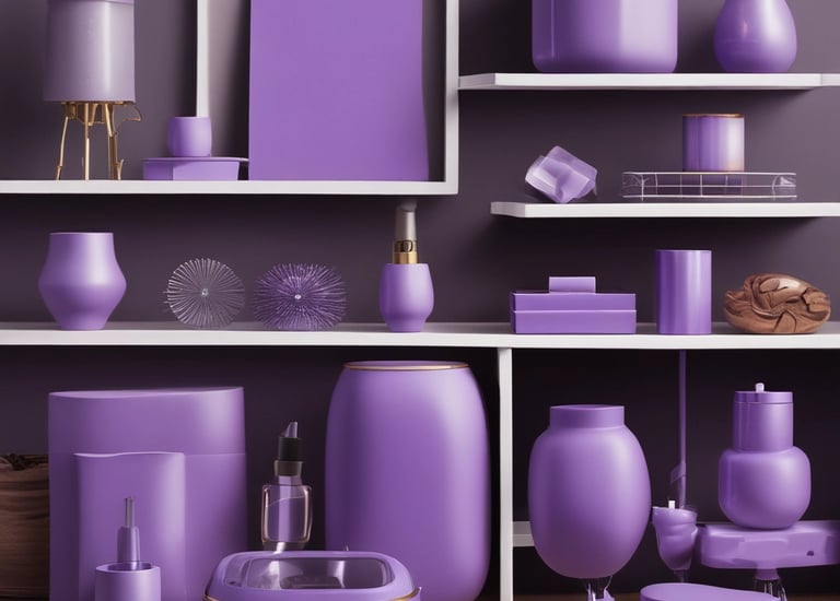 A warm purple-toned flat lay of a favorite book next to a steaming cup of tea.