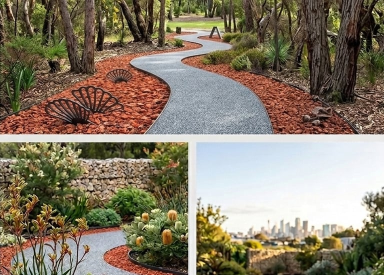 Sustainable permeable pathway construction with tree root-friendly paving technology in Melbourne Vi