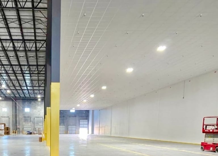 Professional drop ceiling grid and acoustic ceilings for commercial spaces