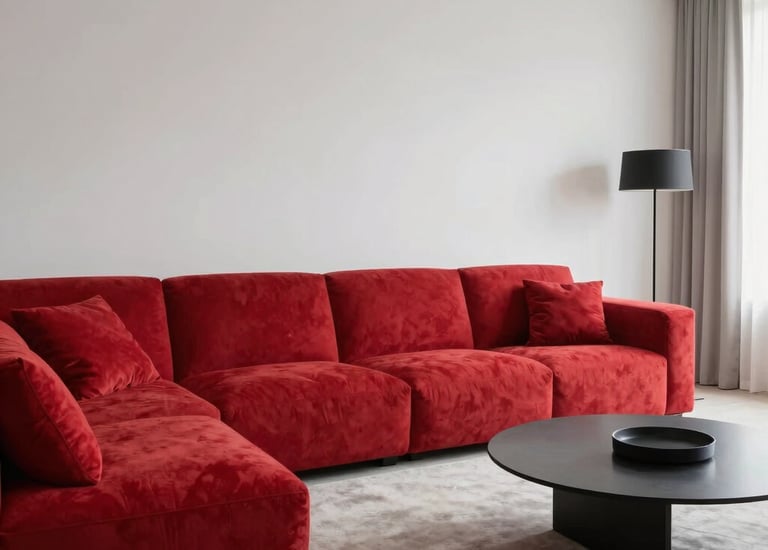 Custom wooden dining table with intricate carvings in a cozy dining room.