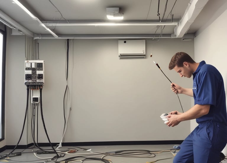 Close-up of eco-friendly cleaning products arranged on a shelf.