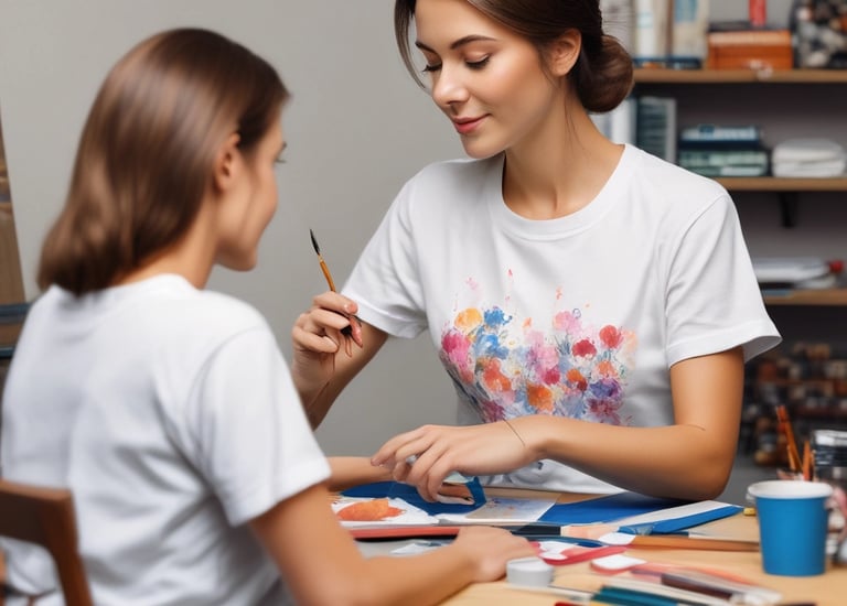 Stack of colorful, uniquely designed boxes ready for shipment.