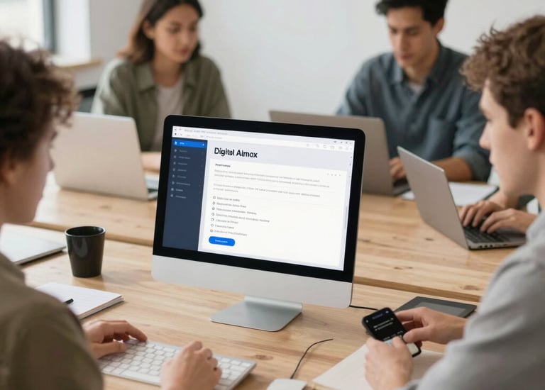 A vibrant storefront of a boutique with customers browsing inside.