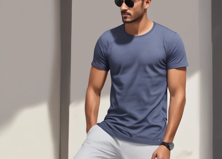 Close-up of colorful knitted fabrics stacked in a Tiruppur factory.