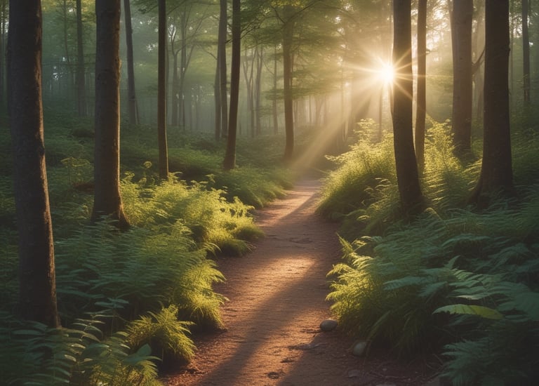 A cozy homeschool nook with natural light and plants surrounding a child working on a nature journal.