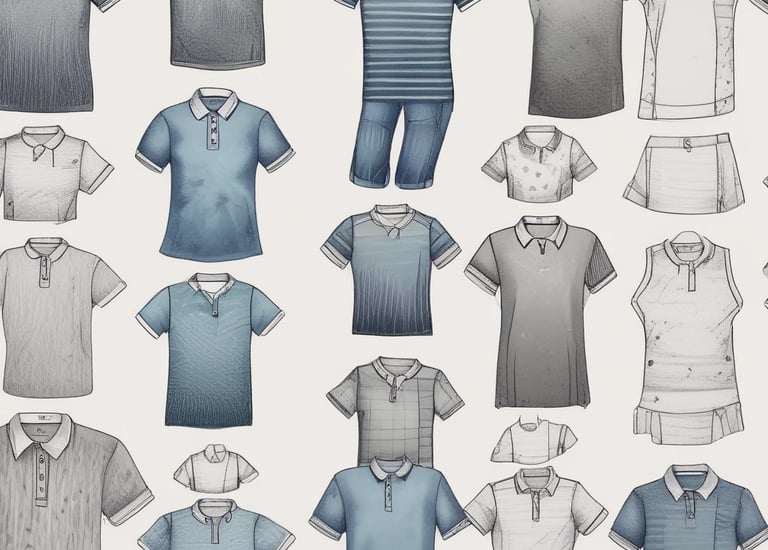 a bunch of different types of clothing and clothing