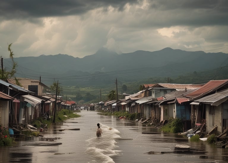 Volunteers training local health workers in the Philippines.