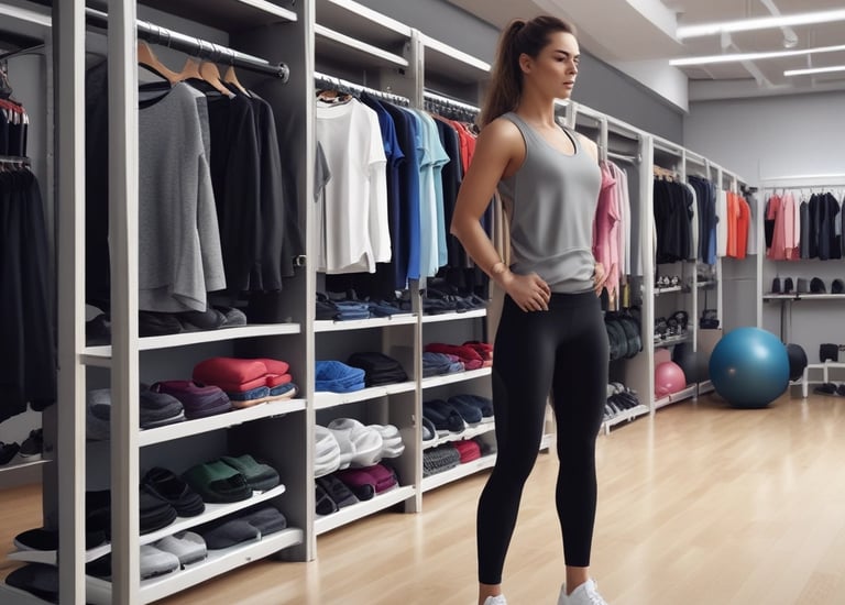 A vibrant market stall filled with colorful discounted products.