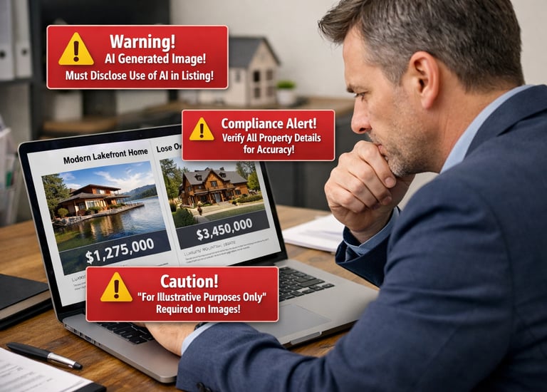 Real estate listing flagged for Section 18 compliance risk under Australian consumer law