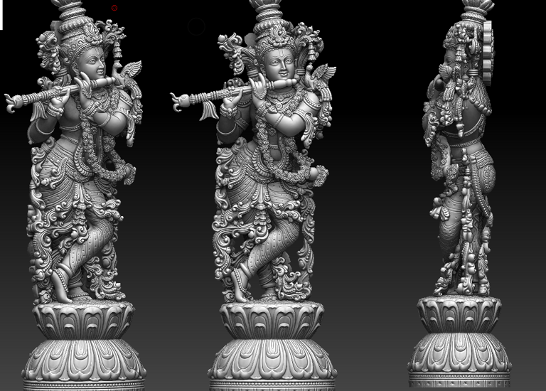 Custom Sculpting 3D model – 3D printed prototype