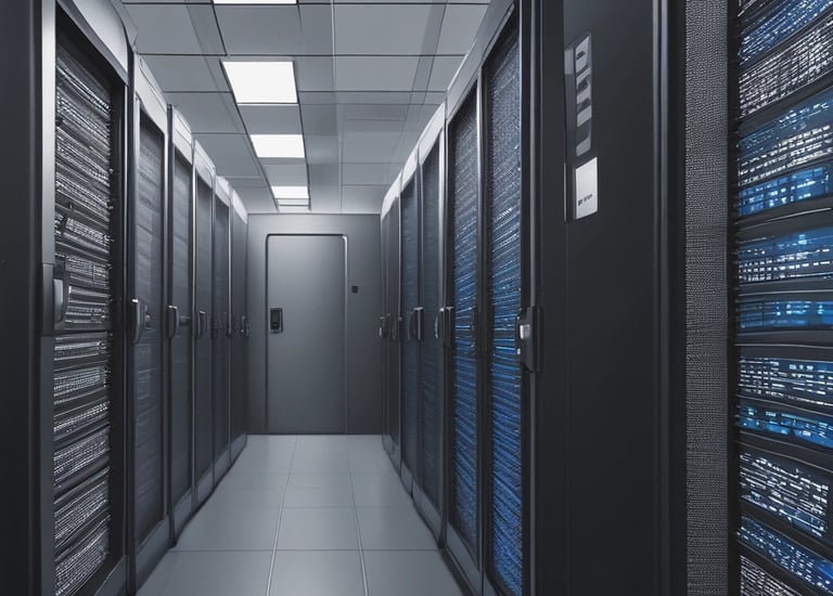 Photo of a global map with network connection points highlighted.