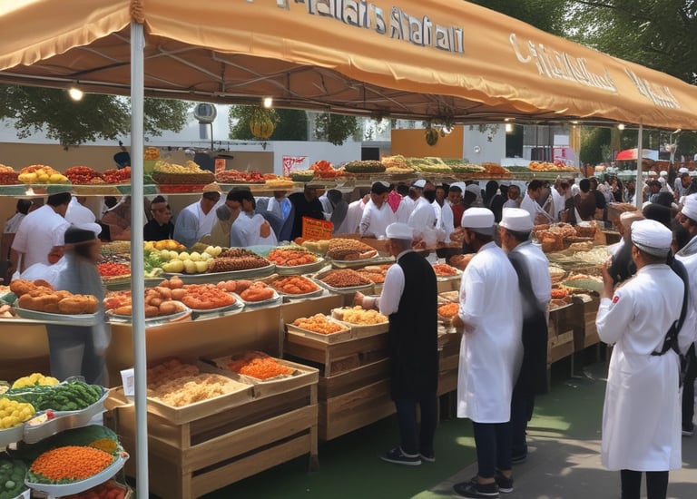 Vibrant cityscape background with a glowing domain name overlay.