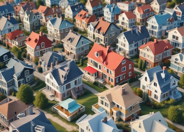 Modern real estate conference venue showcasing networking between professionals.