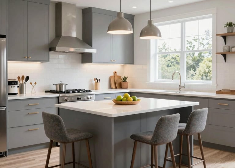 Stylish bathroom remodel featuring clean lines and quality fixtures.