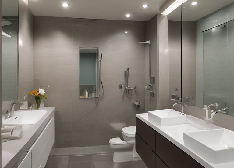 A commercial storefront renovation with modern glass and clean lines.