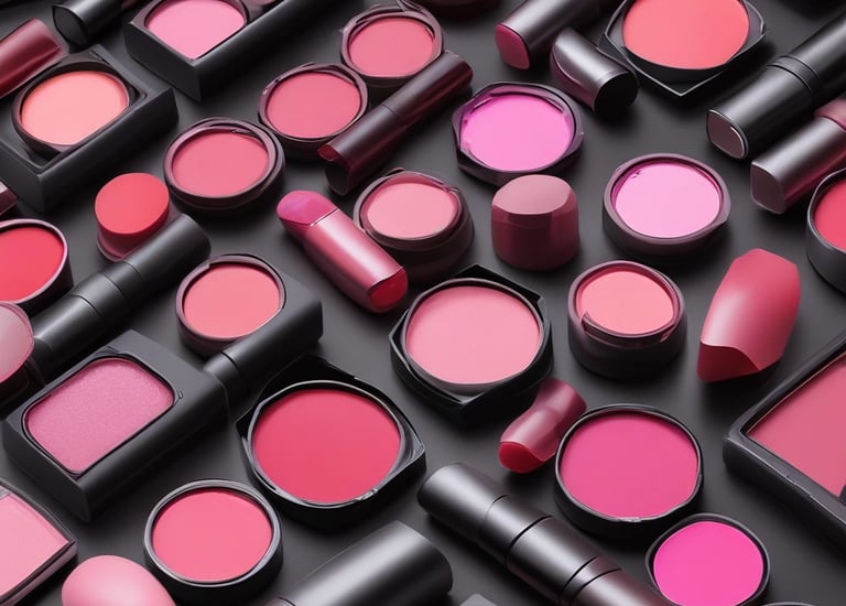 Elegant cosmetic packaging showcasing premium materials and color fidelity.