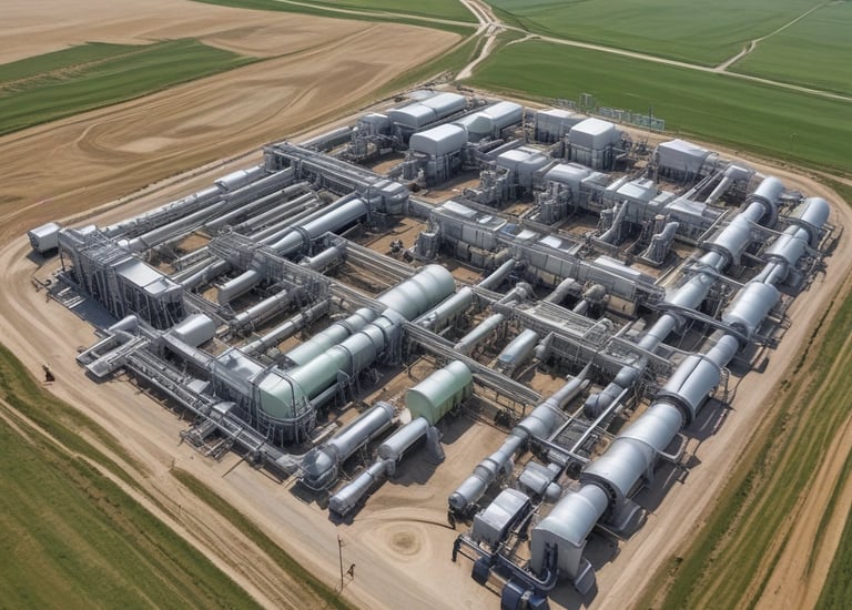 Close-up of turbine blades slicing through strong continental winds.