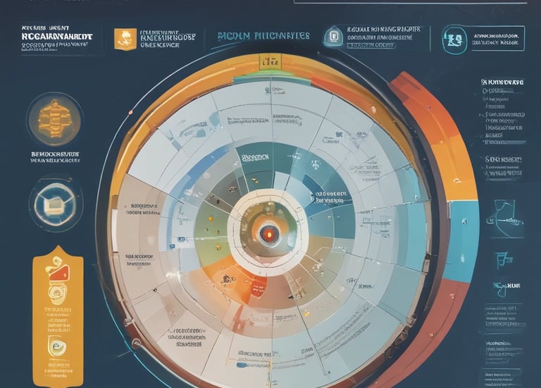 A cybersecurity expert reviewing data protection strategies on multiple screens