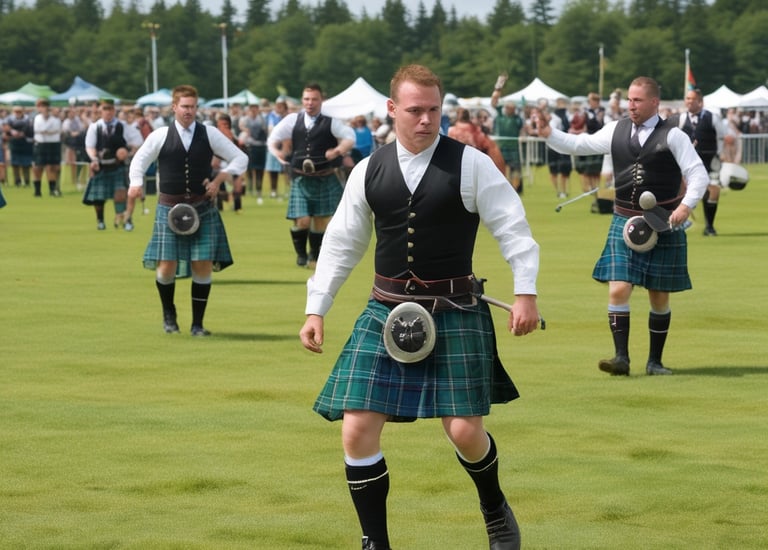 A vibrant local market bustling with colorful stalls and smiling vendors.