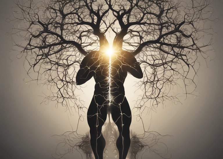 Sunrise over a peaceful forest symbolizing new beginnings.