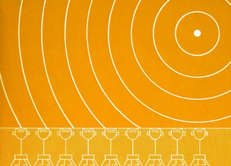 Diagram of stereo sound technology. 