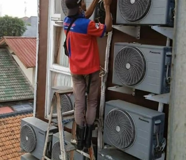 Layanan service AC Lestari Teknik berlokasi di Cibinong, Bogor