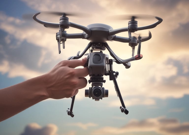 Close-up of high-end video camera available for rental.