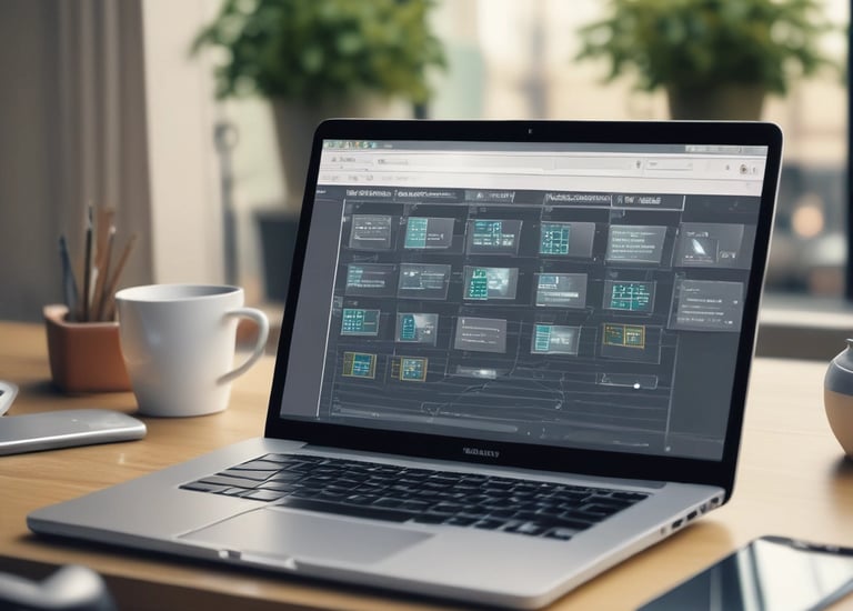 Drone capturing aerial footage over a cityscape.