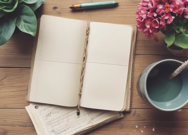 A neatly organized shelf with labeled boxes and minimal decor.