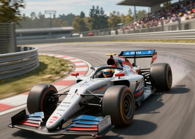 Screenshot of a sci-fi strategy game map with futuristic units and terrain.