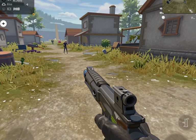 A serene puzzle game interface featuring nature-themed tiles and calming colors.